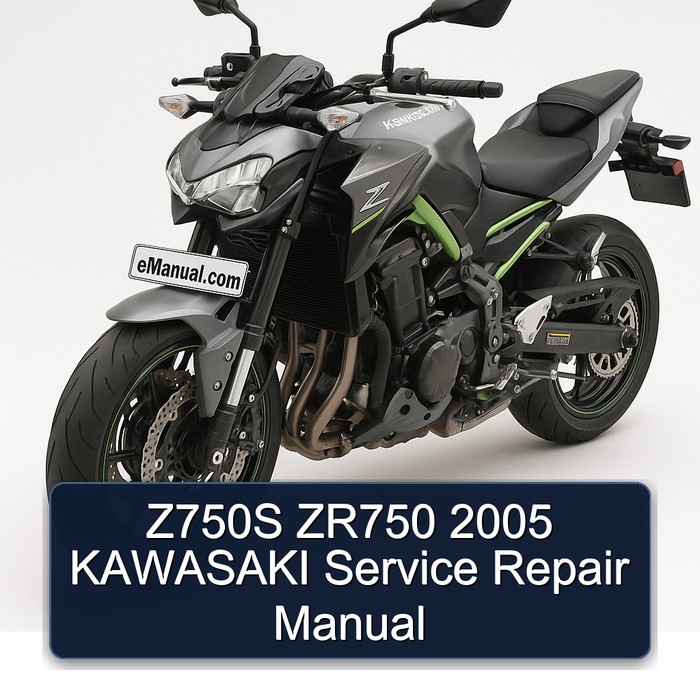 Z750S ZR750 2005 KAWASAKI Manual de servicio y reparación