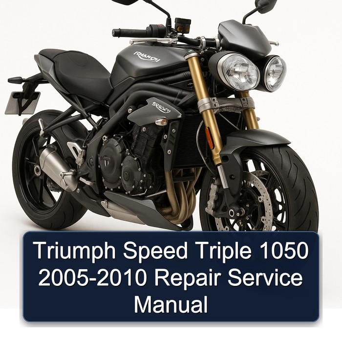 Triumph Speed Triple 1050 2005-2010 Repair Service Manual