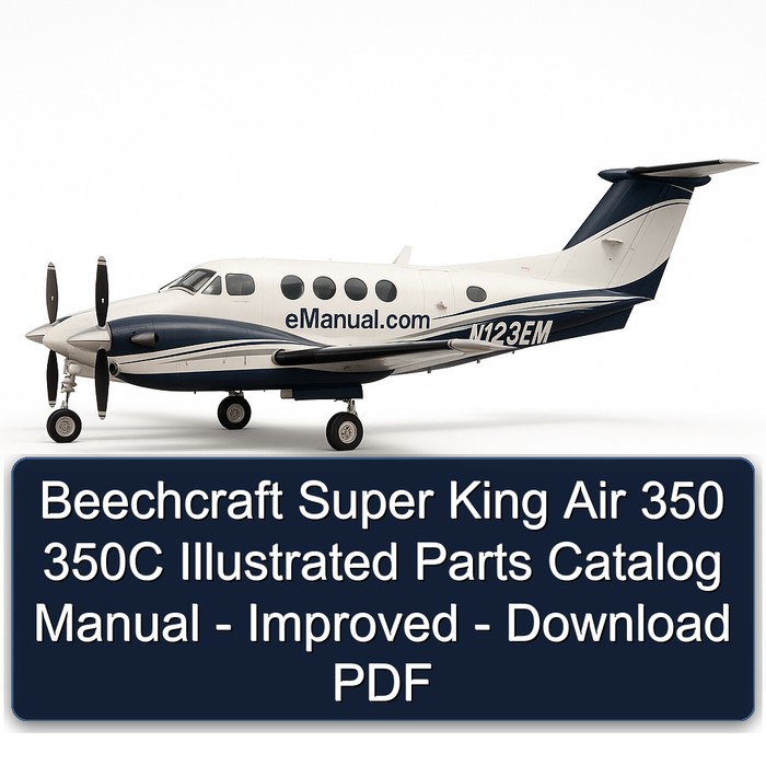 Beechcraft Super King Air 350 350C Illustrated Parts Catalog Manual - Improved - Download PDF