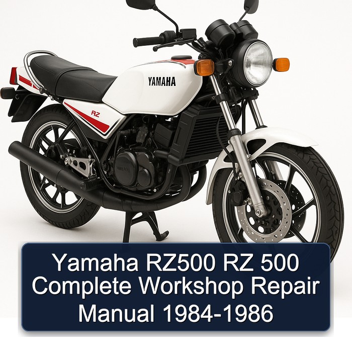 Yamaha RZ500 RZ 500 Complete Workshop Repair Manual 1984-1986