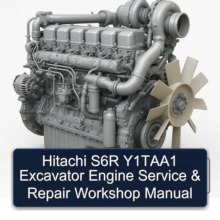 Hitachi S6R Y1TAA1 Excavator Engine Service & Repair Workshop Manual