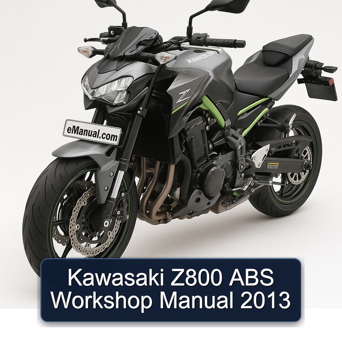 Kawasaki Z800 ABS Workshop Manual 2013