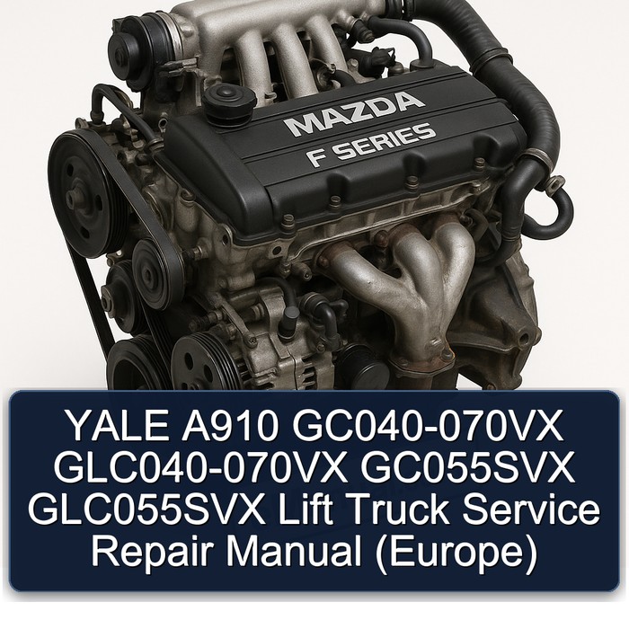 Manual de Servicio y Reparación de Montacargas Yale A910 (Europa)