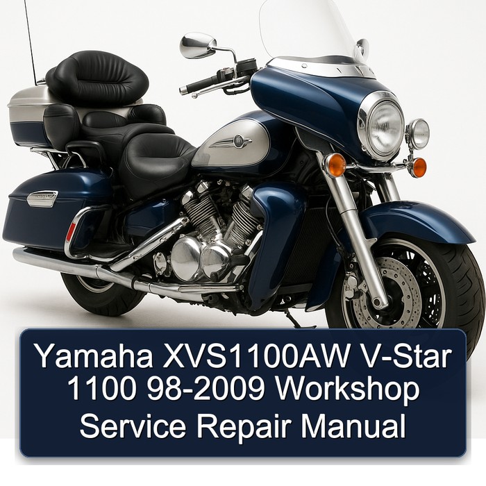 Yamaha XVS1100AW V-Star 1100 98 Workshop Service Repair Manual PDF Download