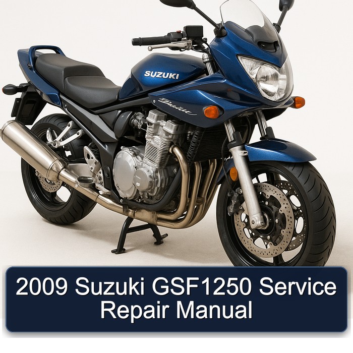 2009 Suzuki GSF1250 Manual de servicio y reparación