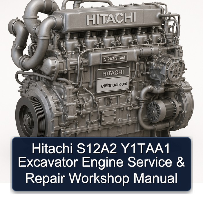 Hitachi S12A2 Y1TAA1 Excavator Engine Service & Repair Workshop Manual