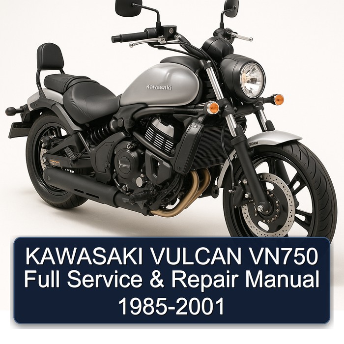KAWASAKI VULCAN VN750 Full Service & Repair Manual 1985-2001