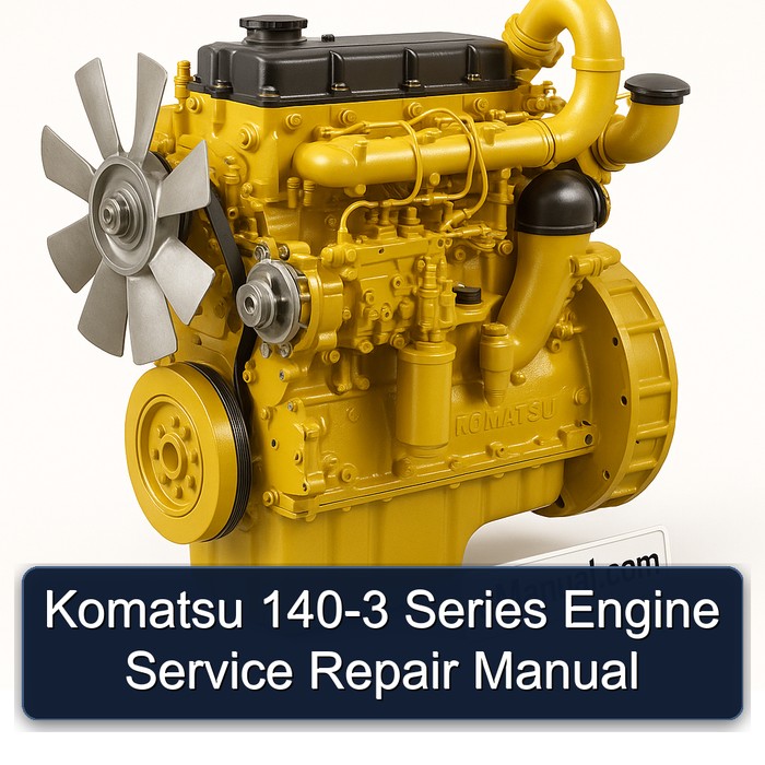 Manual de Reparación y Servicio del Motor Komatsu Serie 140-3