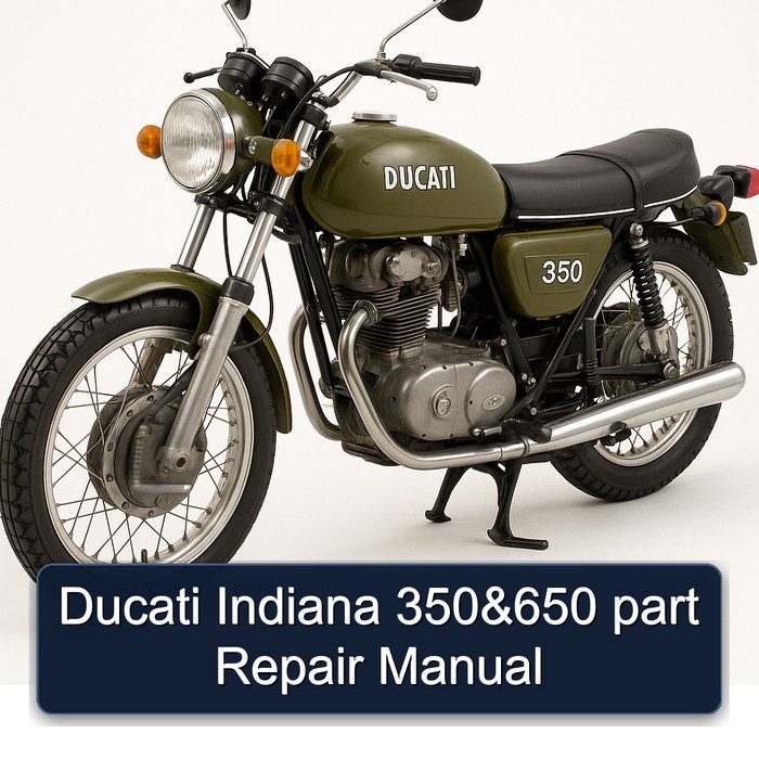 Ducati Indiana 350&650 part Repair Manual