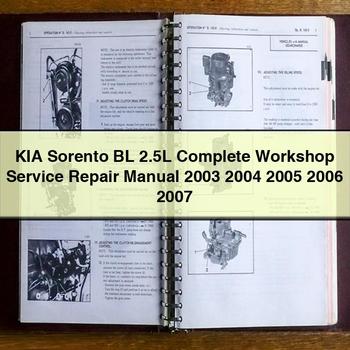 KIA Sorento Bl 2.5L Workshop Service Repair Manual PDF Download