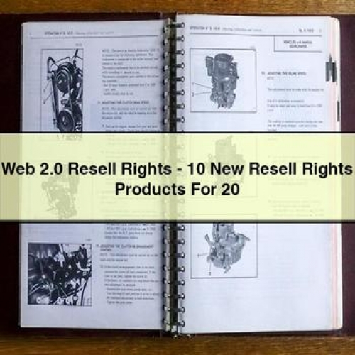 Web 2.0 Resell Rights - 10 New Resell Rights Products for 20 PDF Download