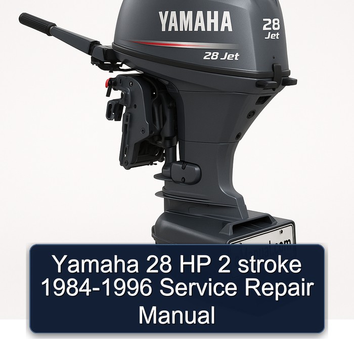 Yamaha 28 HP 2 stroke 1984-1996 Manual de servicio y reparación