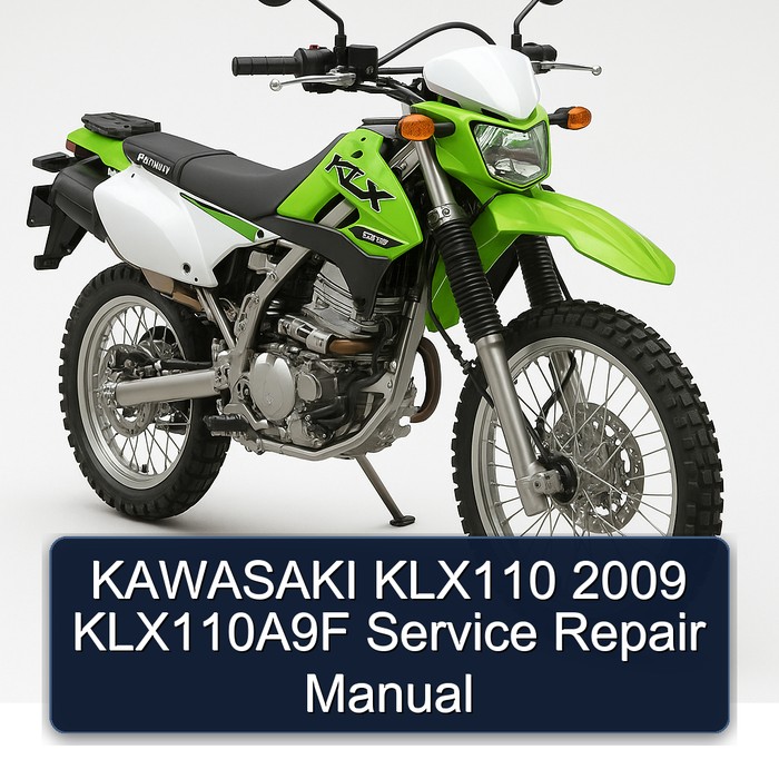 KAWASAKI KLX110 2009 KLX110A9F Manual de servicio y reparación