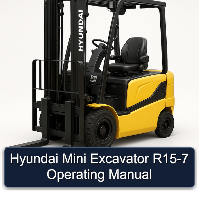 Hyundai Mini Excavator R15-7 Operating Manual