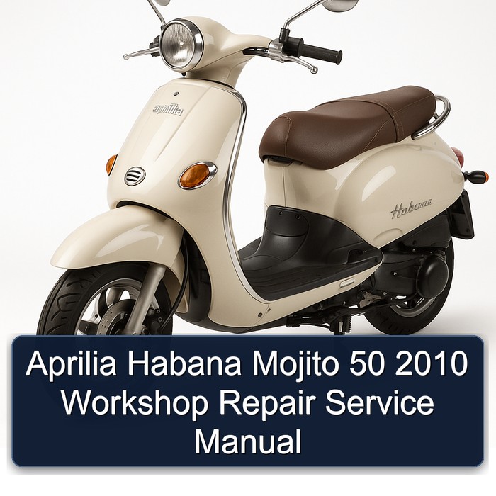 Aprilia Habana Mojito 50 2010 Workshop Repair Service Manual