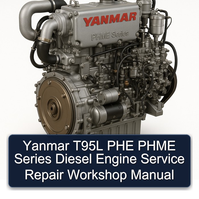 Yanmar T95L PHE/PHME Dieselmotor Werkstatt Handbuch