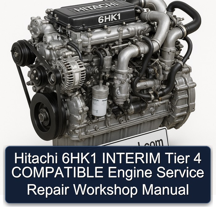 Hitachi 6HK1 INTERIM Tier 4 COMPATIBLE Engine Service Repair Workshop Manual