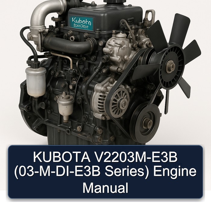 KUBOTA V2203M-E3B (03-M-DI-E3B) Motorhandbuch