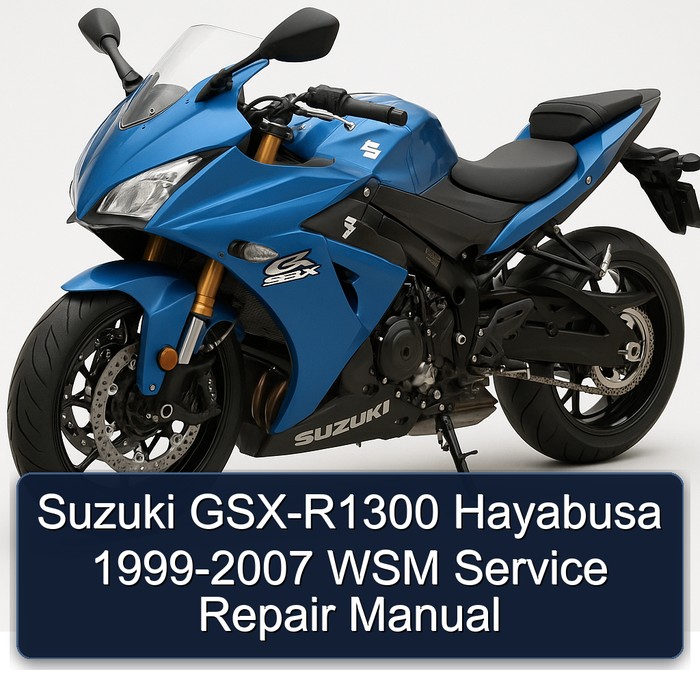 Suzuki GSX-R1300 Hayabusa 1999-2007 WSM Manual de servicio y reparación