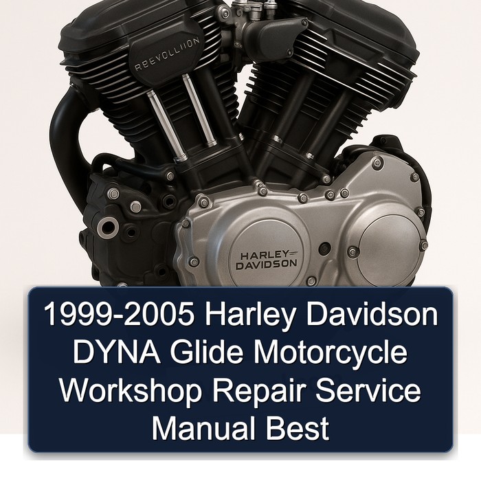 Manual de Reparación de Taller para Harley Davidson DYNA Glide 1999-2005