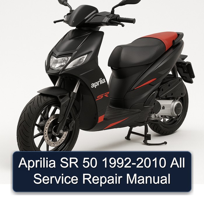 Aprilia SR 50 1992-2010 All Manual de servicio y reparación
