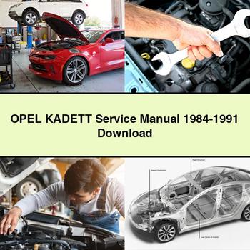 OPEL KADETT Service Repair Manual 1984-1991 