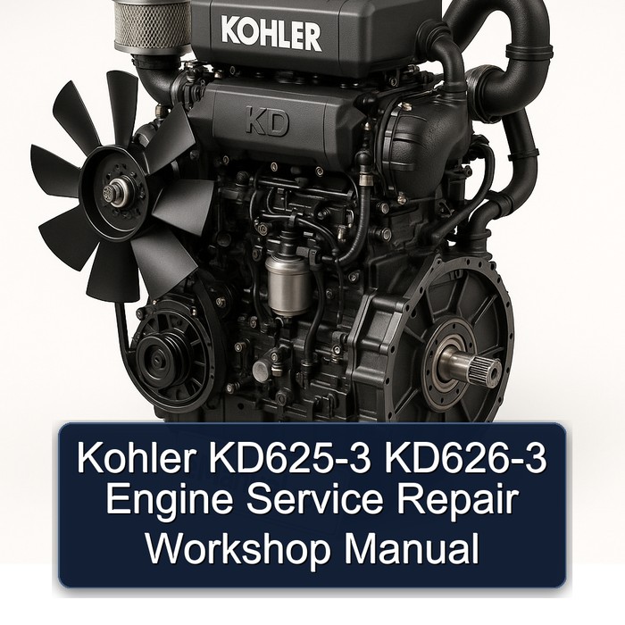 Kohler KD625-3 / KD626-3 Motor Reparaturhandbuch