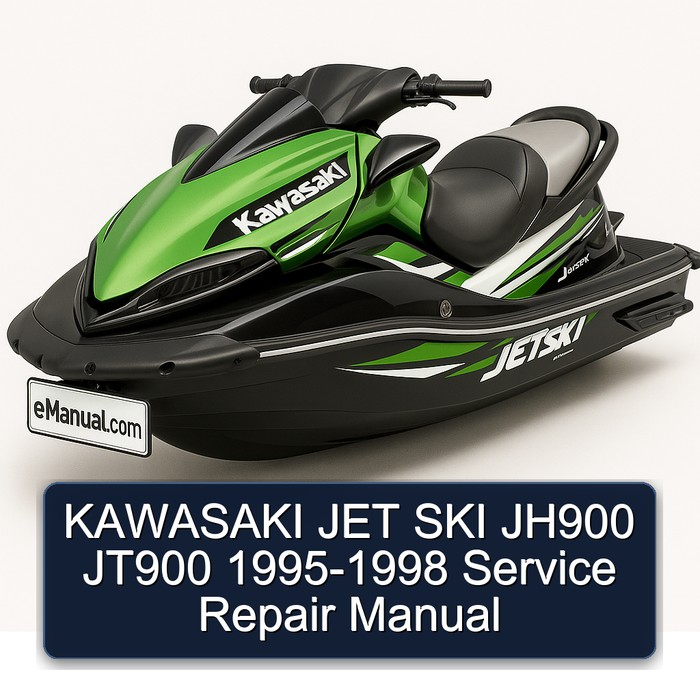 KAWASAKI JET SKI JH900 JT900 1995-1998 Manual de servicio y reparación