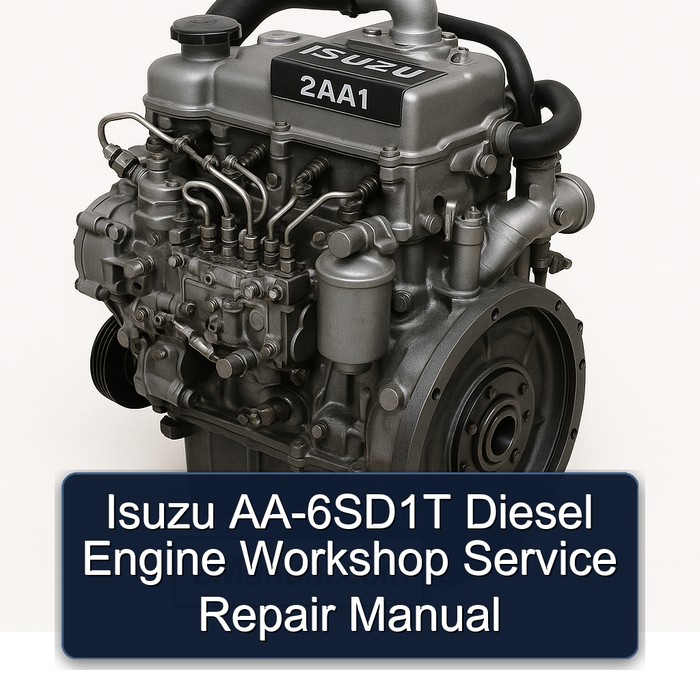 Manual de Reparación y Servicio del Motor Diesel Isuzu AA-6SD1T