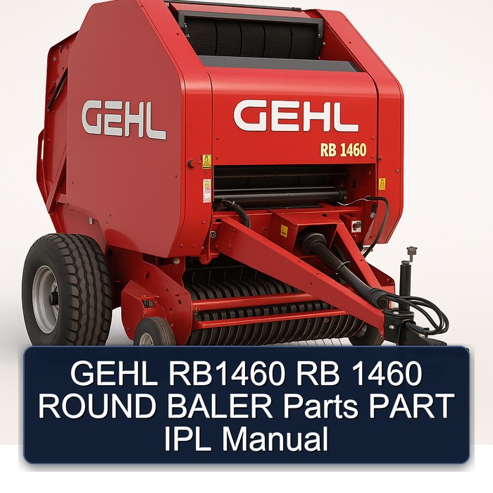 GEHL RB1460 RB 1460 ROUND BALER Parts PART IPL Manual 