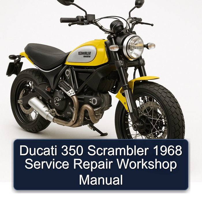 Ducati 350 Scrambler 1968 Service Repair Workshop Manual