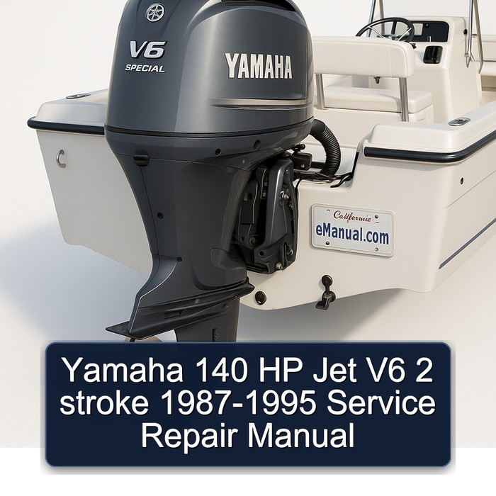Yamaha 140 HP Jet V6 2 stroke 1987-1995 Service Repair Manual 