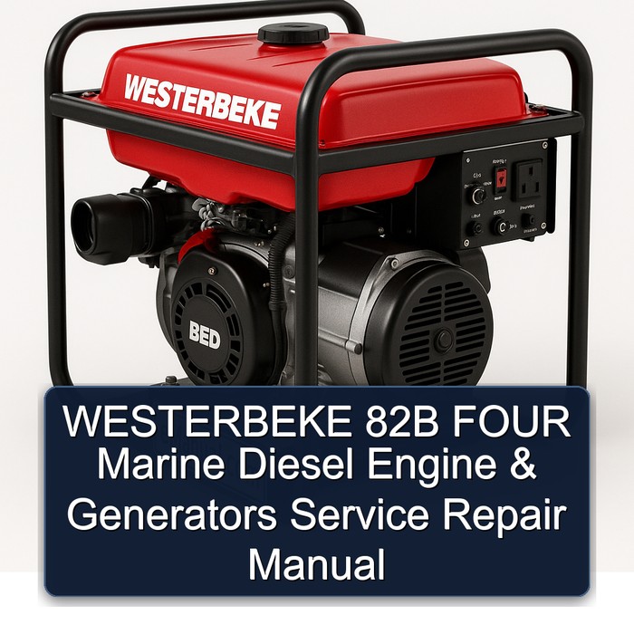 WESTERBEKE 82B FOUR Marine Diesel Engine & Generators Service Repair Manual