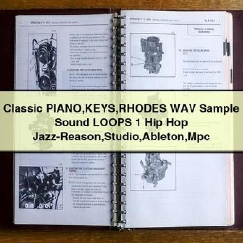 Classic Piano Keys Rhodes Wav Sample Sound Loops 1 Hip Hop Jazz-Reason Studio Ableton Mpc PDF Download