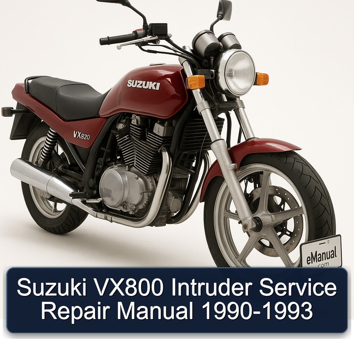 Suzuki VX800 Intruder Manual de servicio y reparación 1990-1993