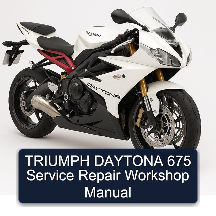 TRIUMPH DAYTONA 675 Service Repair Workshop Manual