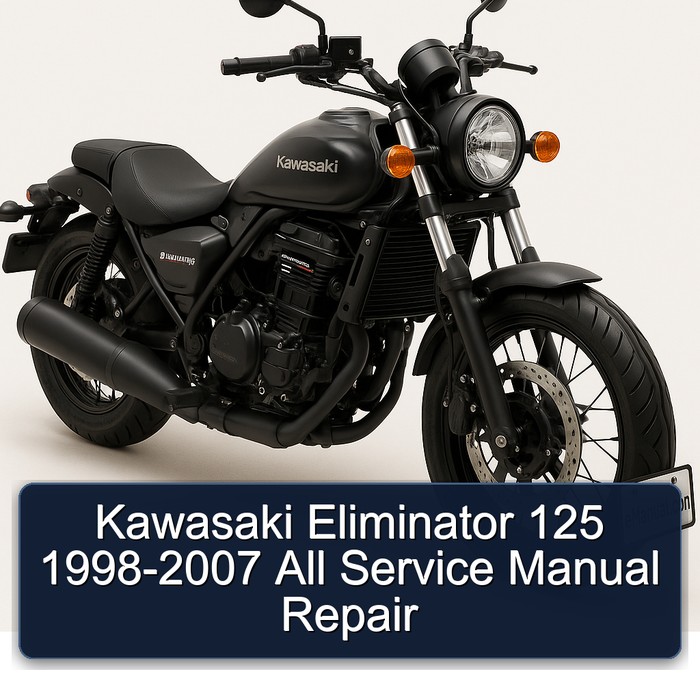 Kawasaki Eliminator 125 1998-2007 All Service Manual Repair
