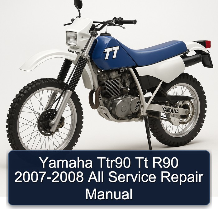 Yamaha Ttr90 Tt R90 2007-2008 All Service Repair Manual