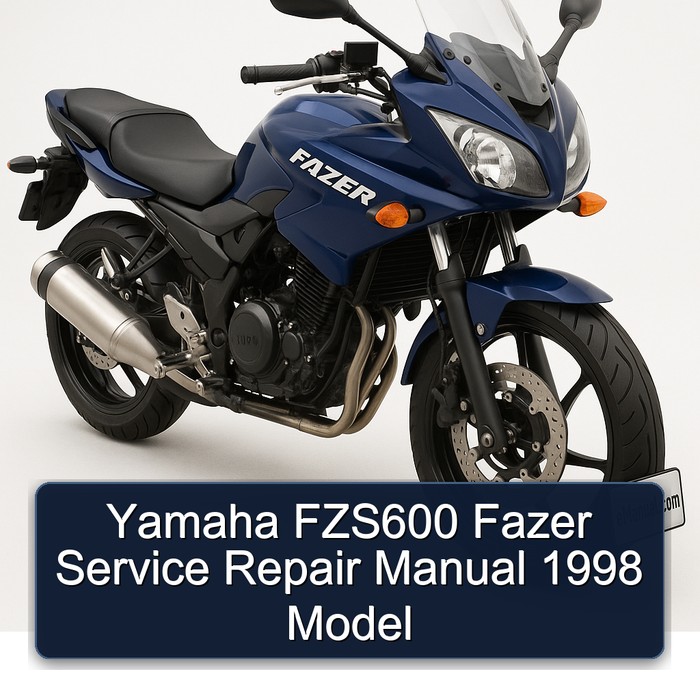 Yamaha FZS600 Fazer Manual de servicio y reparación 1998 Model