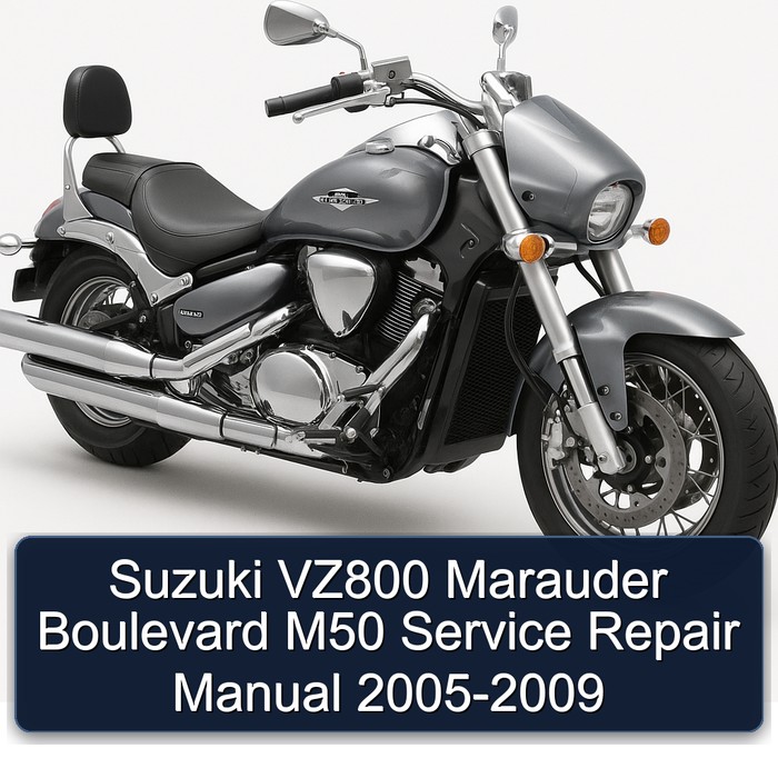 Suzuki VZ800 Marauder Boulevard M50 Manual de servicio y reparación 2005-2009