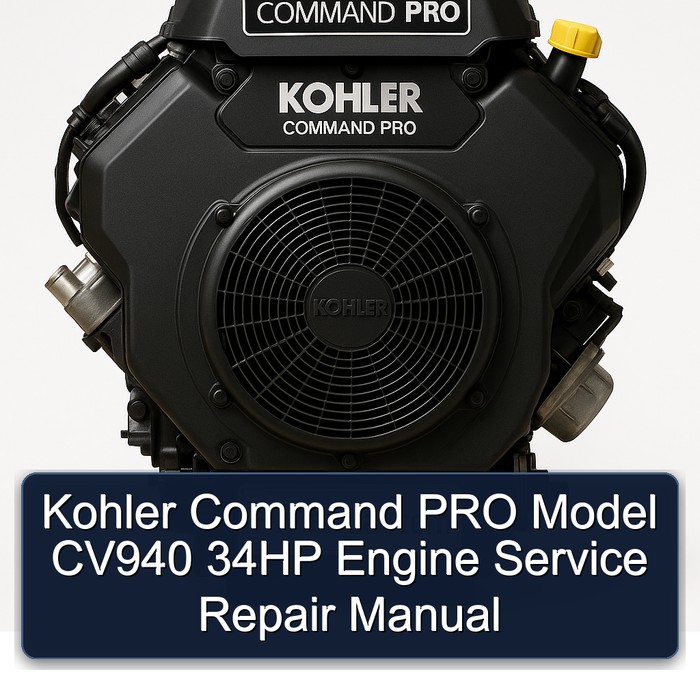 Kohler Command PRO Model CV940 34HP Engine Manual de servicio y reparación