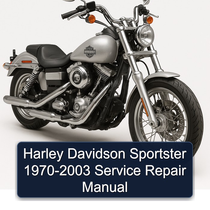 Harley Davidson Sportster 1970-2003 Manual de servicio y reparación
