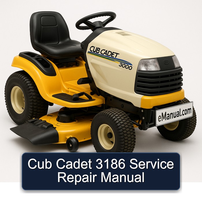 Cub Cadet 3186 Service Repair Manual