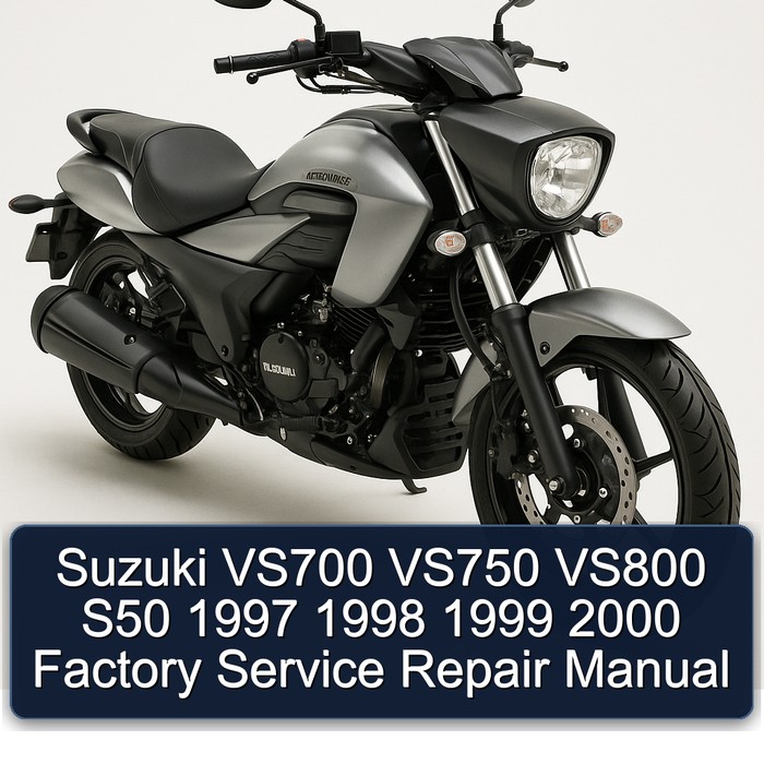 Suzuki VS700 VS750 VS800 S50 1997 1998 1999 2000 Factory Manual de servicio y reparación