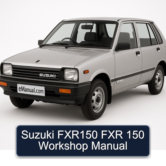 Suzuki FXR150 FXR 150 Workshop Manual