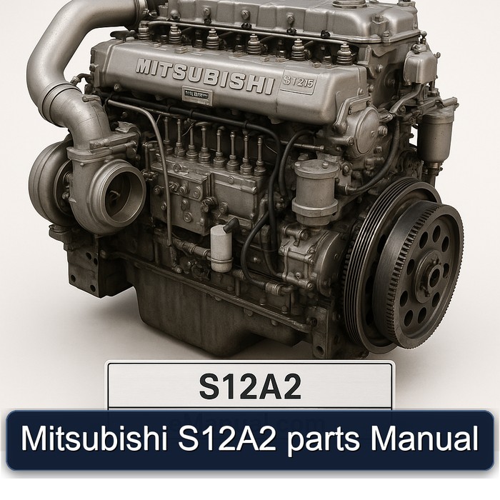 Mitsubishi S12A2 parts Manual