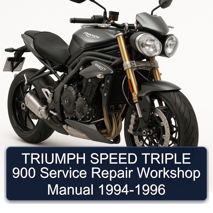TRIUMPH SPEED TRIPLE 900 Service Repair Workshop Manual 1994-1996