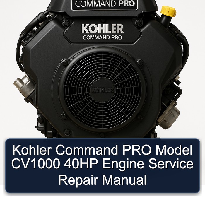 Kohler Command PRO Model CV1000 40HP Engine Manual de servicio y reparación