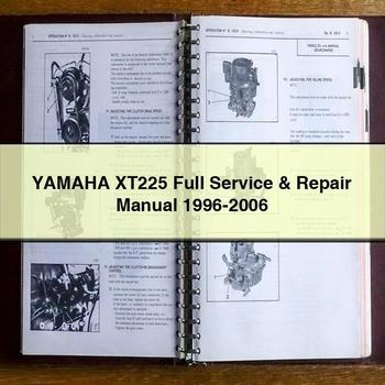 Yamaha XT225 Full Service & Repair Manual 1996-2006 