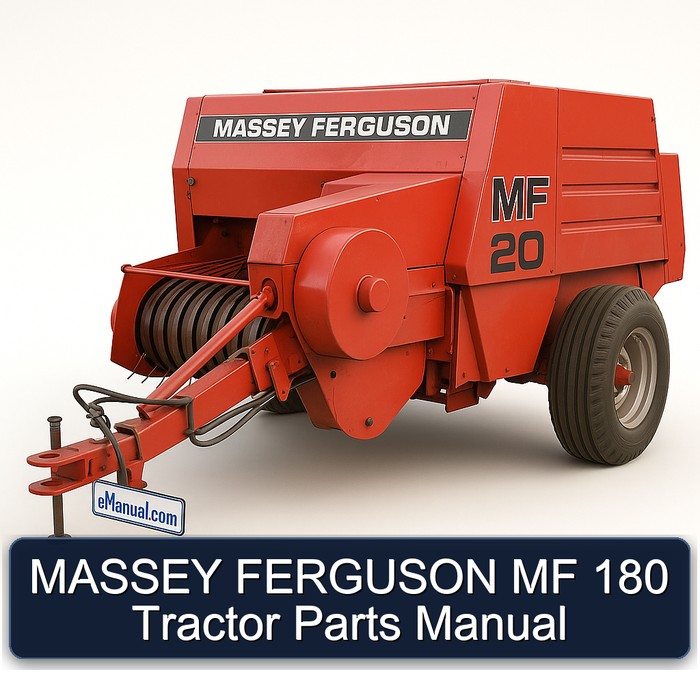 MASSEY FERGUSON MF 180 Tractor Parts Manual
